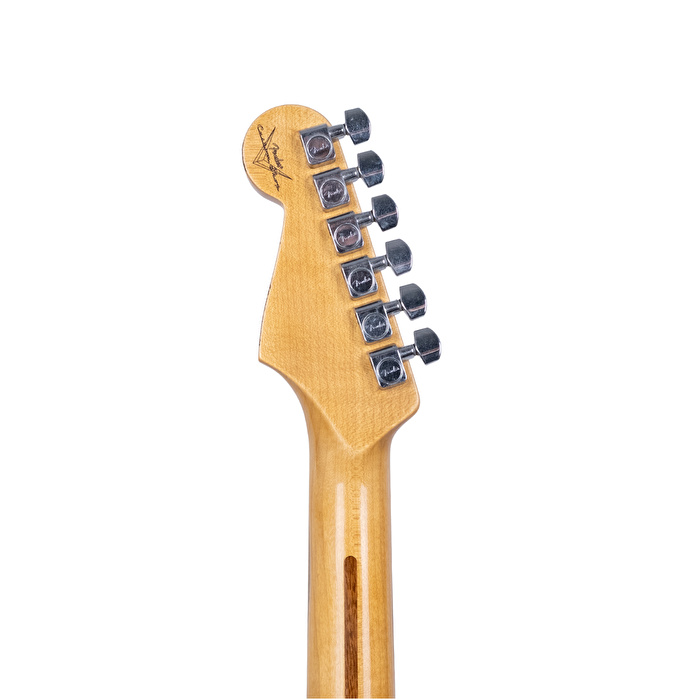 Fender Custom Shop Custom Deluxe Stratocaster HSS Relic 3 Ton Sunburst Elektro Gitar